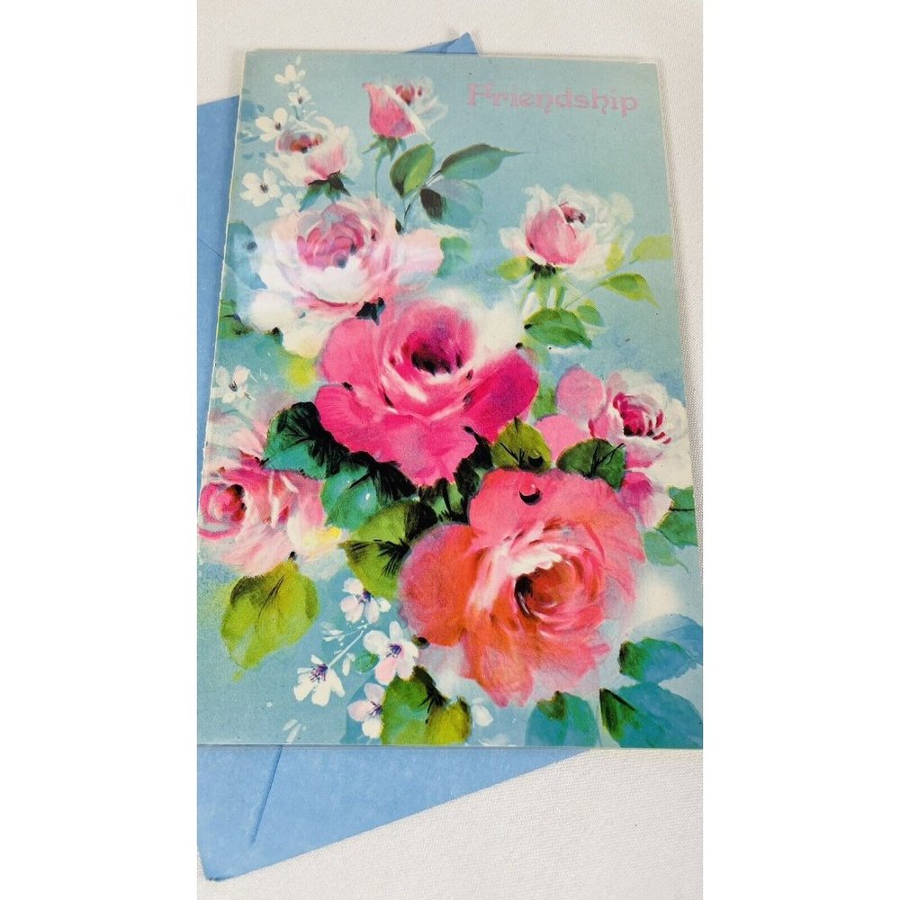 Card Masters Special Friendship Friend Card Vintage UNUSED With Blue Envelope